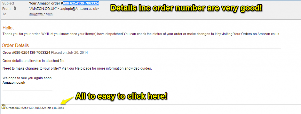 Scary Fake Amazon